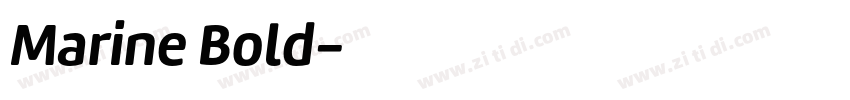 Marine Bold字体转换 Marine Bold字体转换